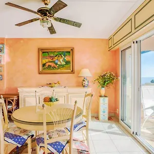 Apartment A6- 2 Bdr Incredible Sea View - Ac, Garage & Terrace, Antibes